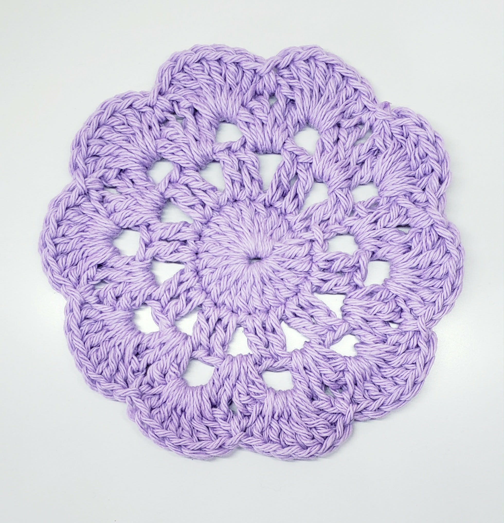 Crochet Flower Coasters