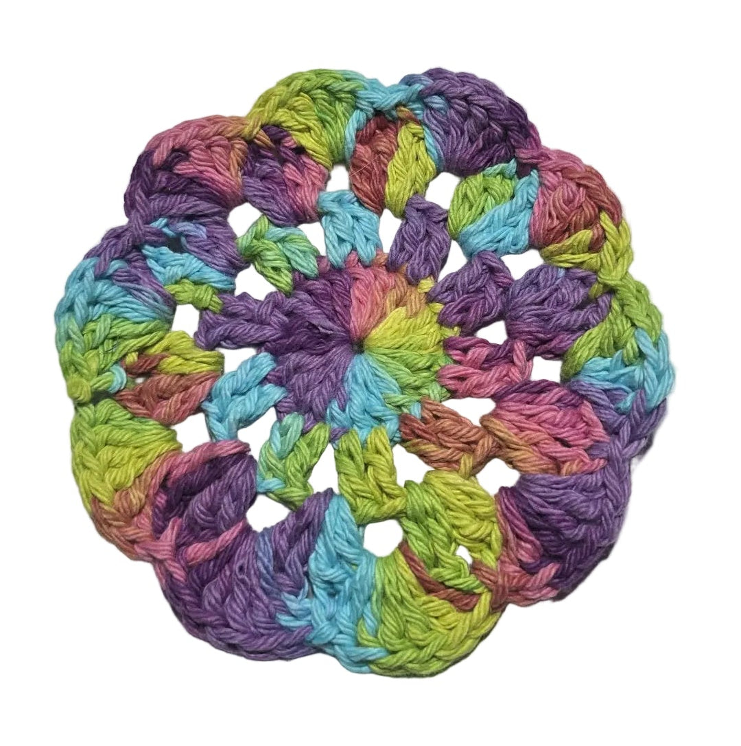 Crochet Flower Coasters