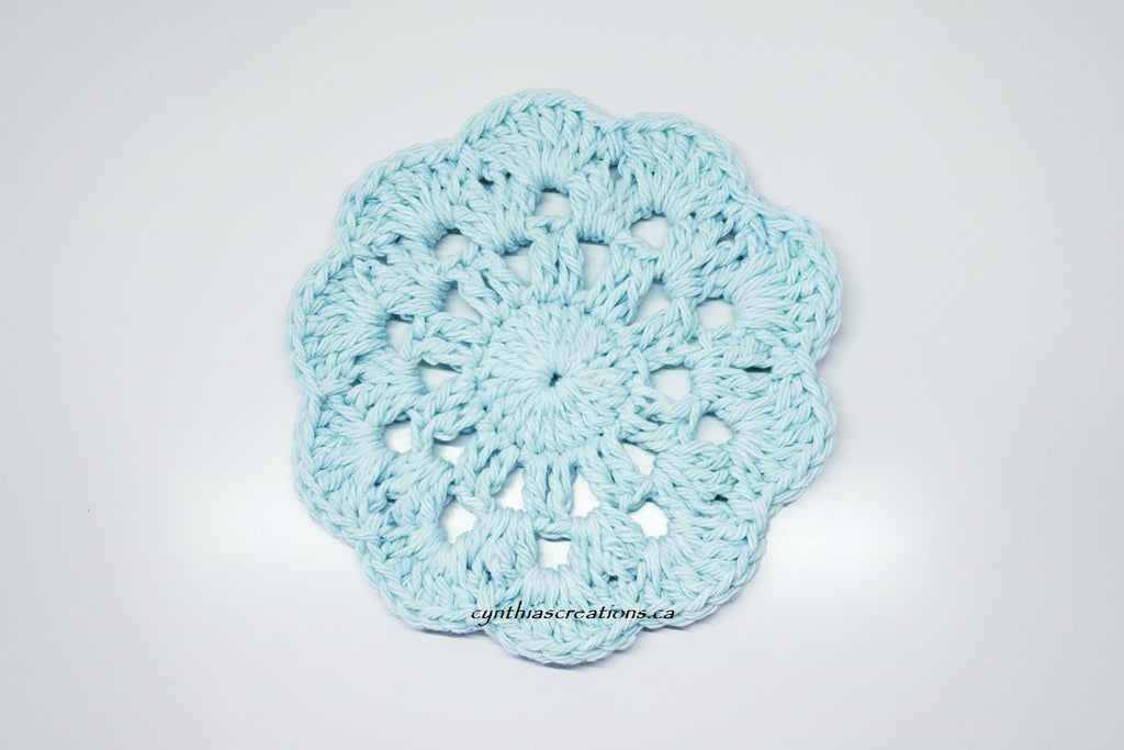 Crochet Flower Coasters