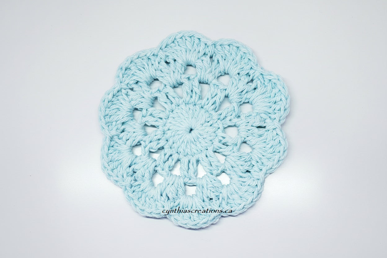 Crochet Flower Coasters
