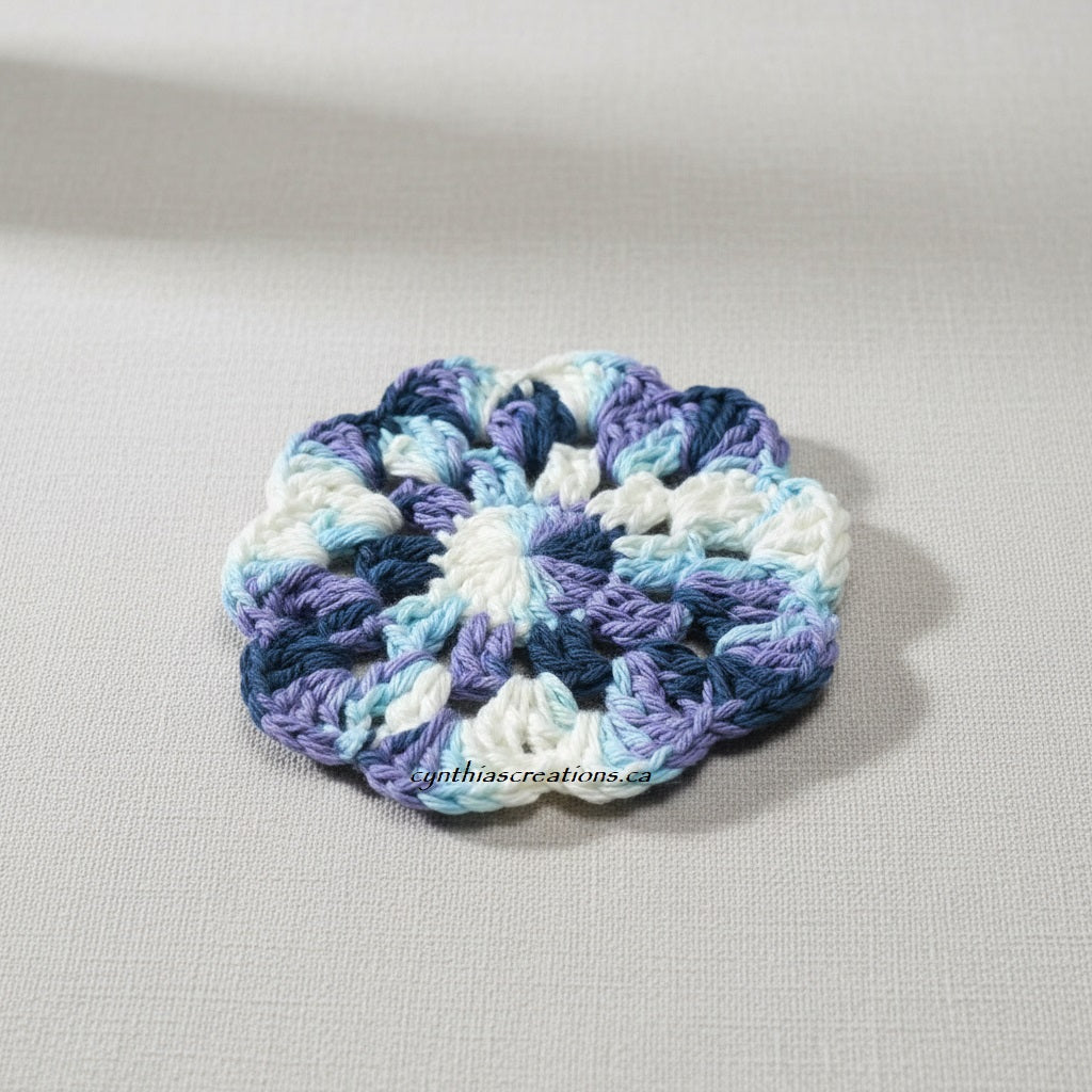 Crochet Flower Coasters