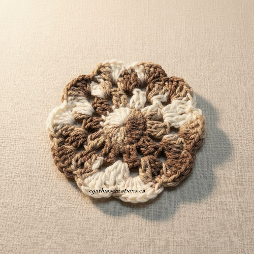Crochet Flower Coasters