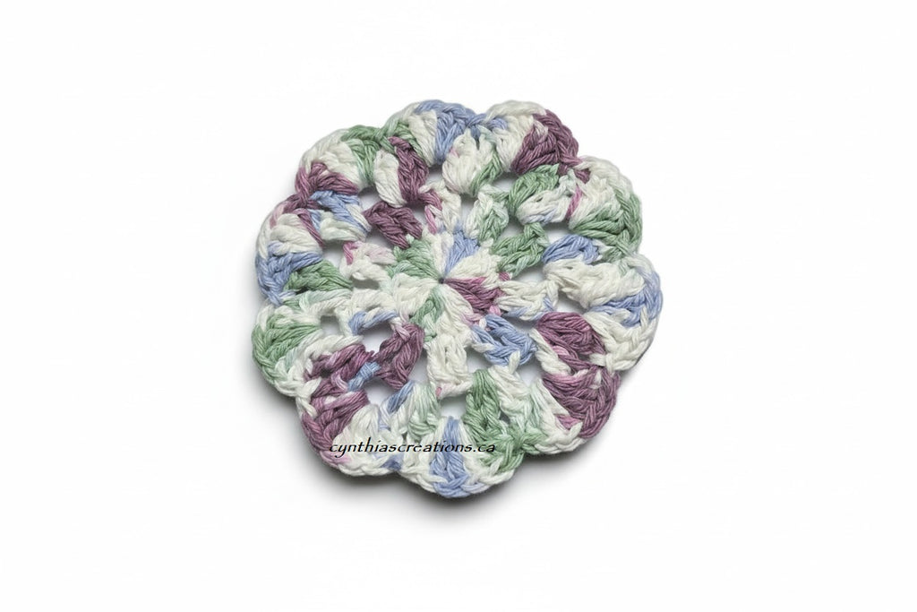 Crochet Flower Coasters