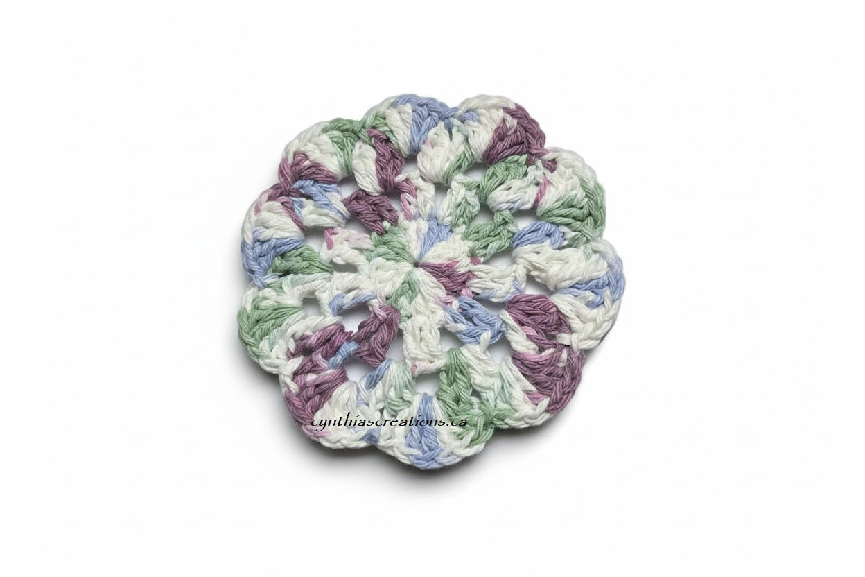 Crochet Flower Coasters