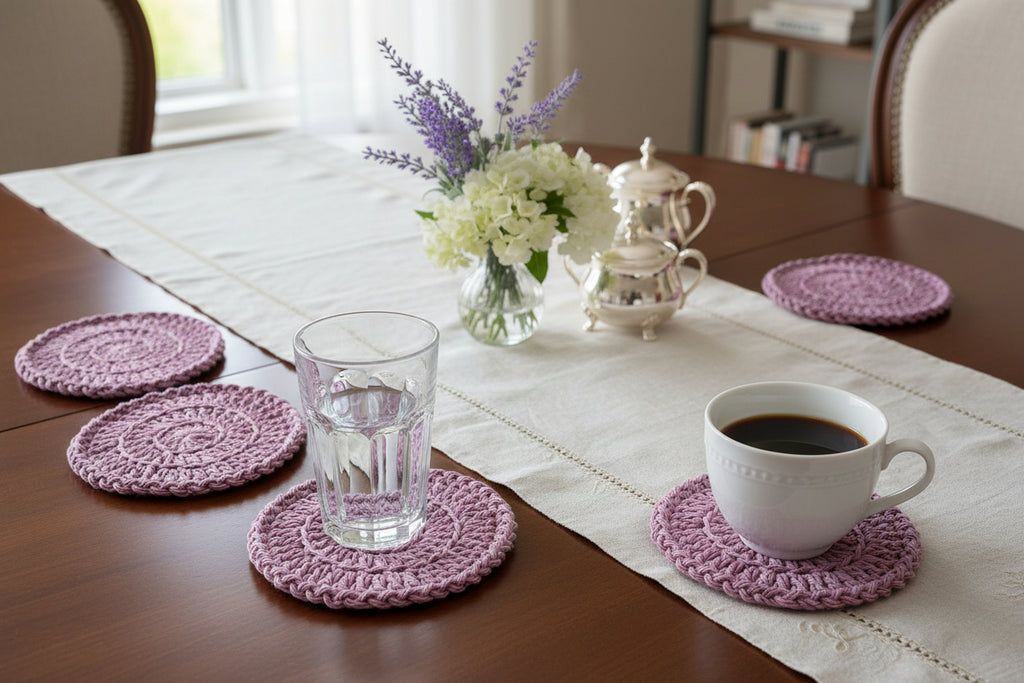 Crochet Round Coasters