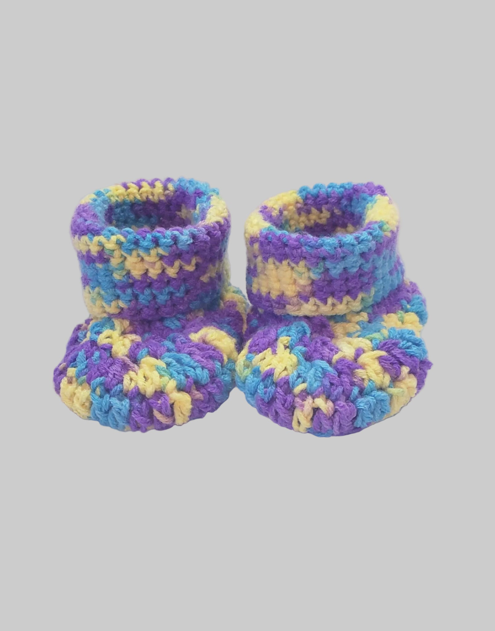 Crochet Baby Booties & Hat Set