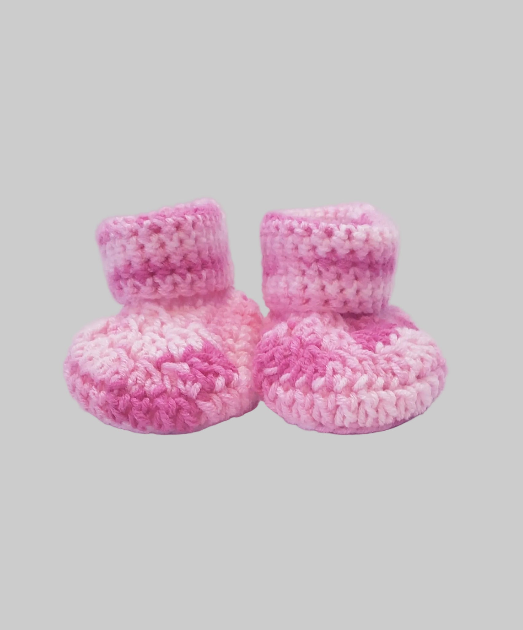 Crochet Baby Booties & Hat Set