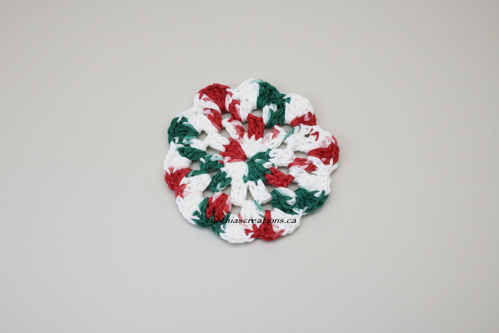 Crochet Flower Coasters