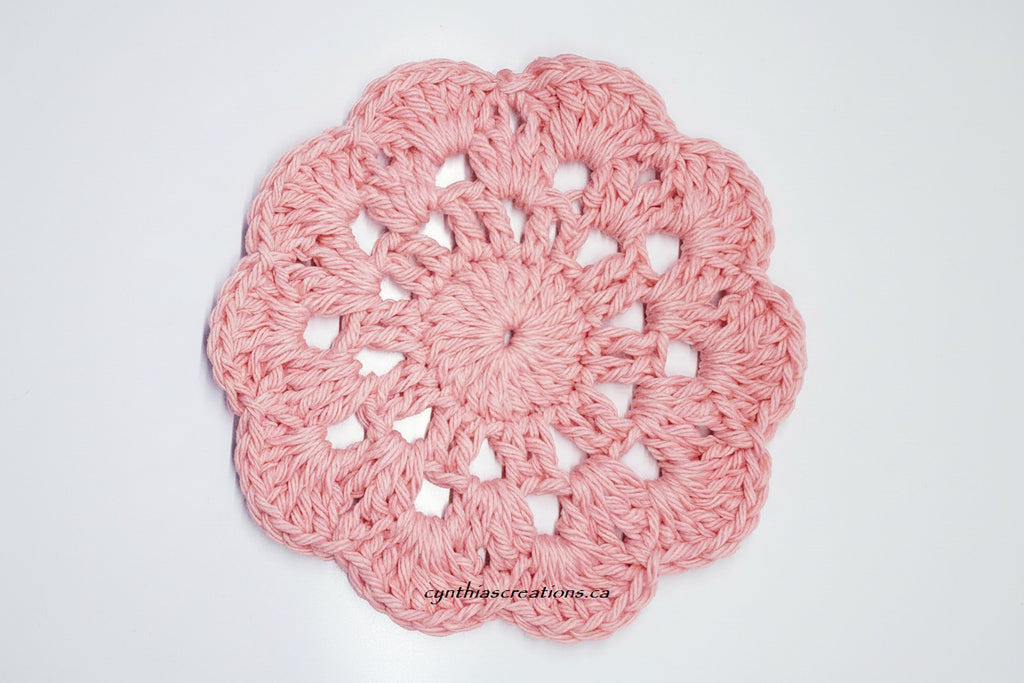 Crochet Flower Coasters