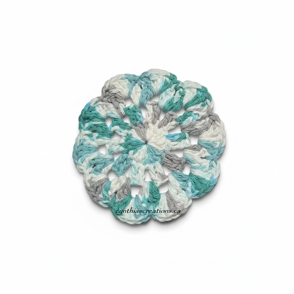 Crochet Flower Coasters