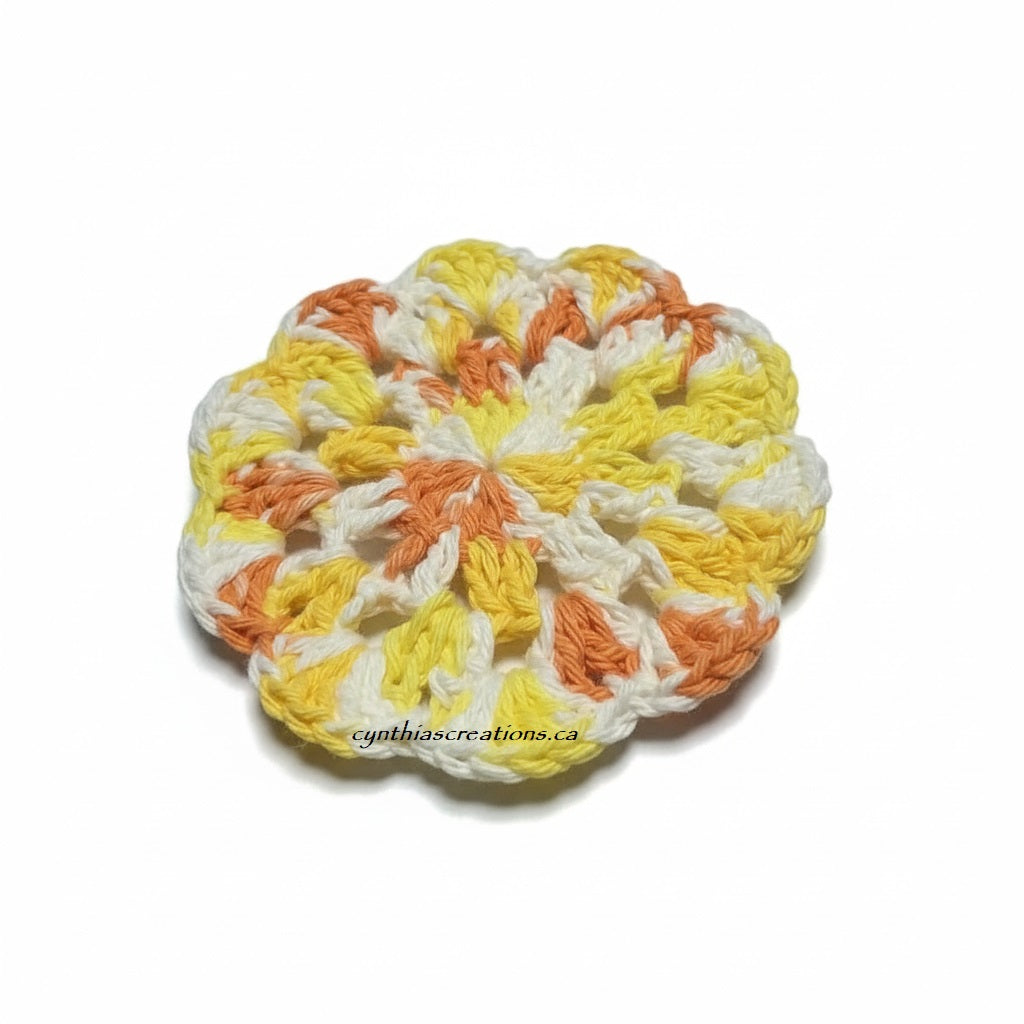 Crochet Flower Coasters