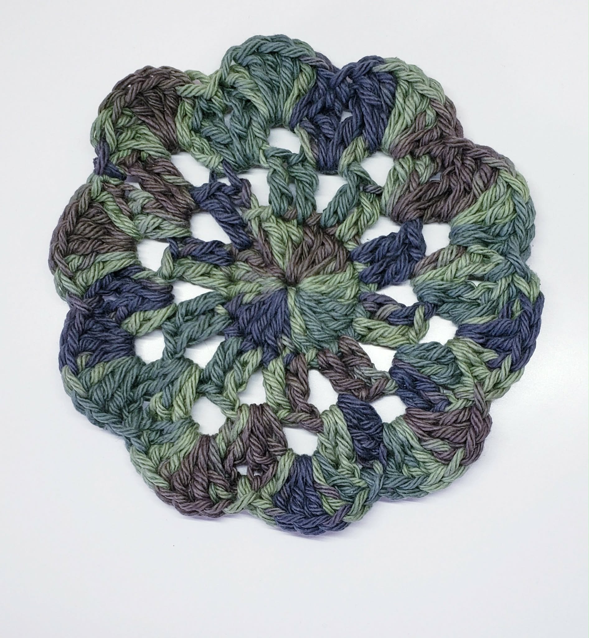 Crochet Flower Coasters