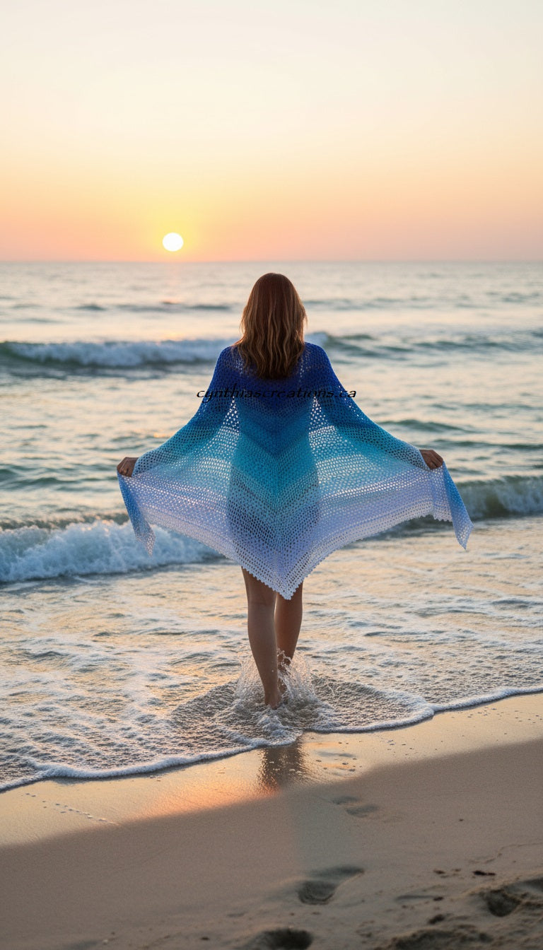 Crochet Gradient Shawls