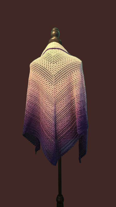 Crochet Gradient Shawl