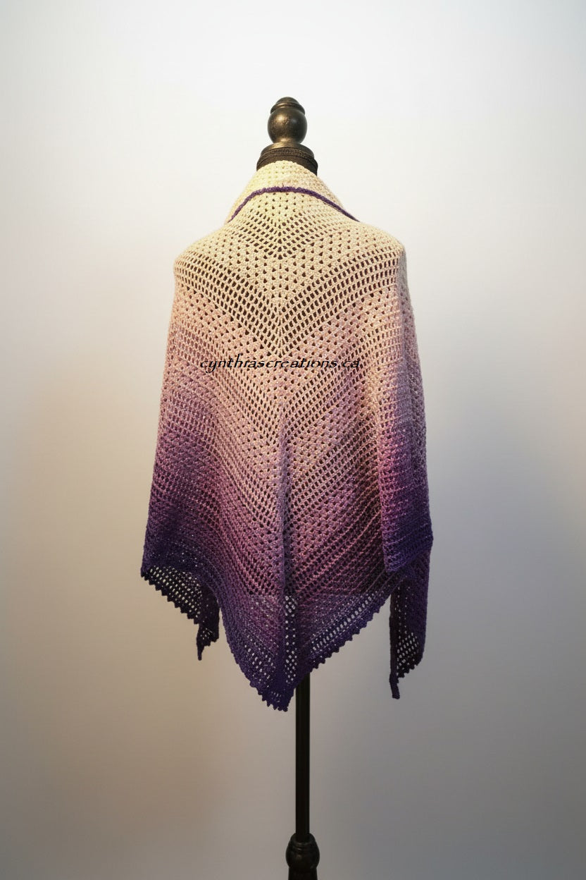 Crochet Gradient Shawls