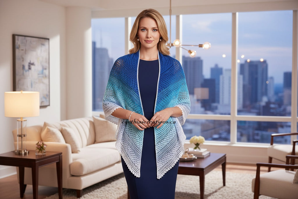 Crochet Gradient Shawls