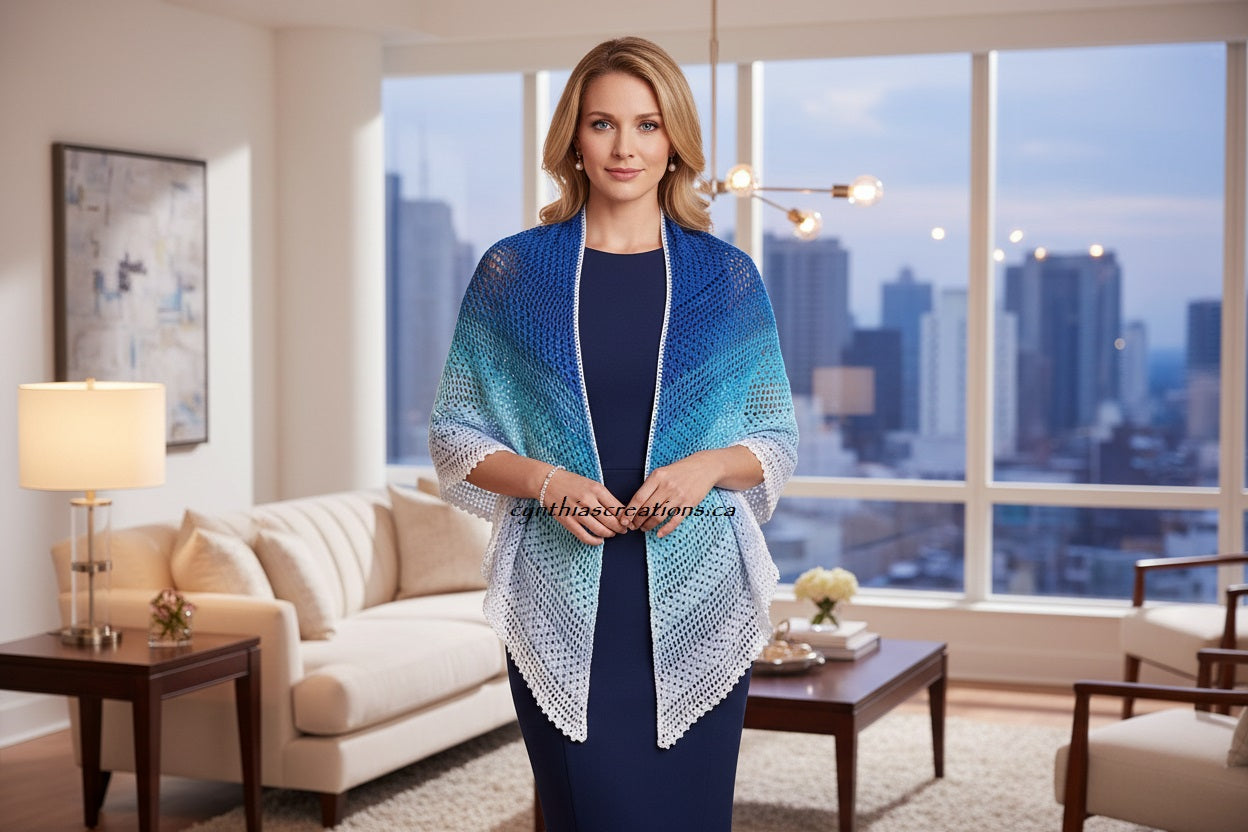 Crochet Gradient Shawls