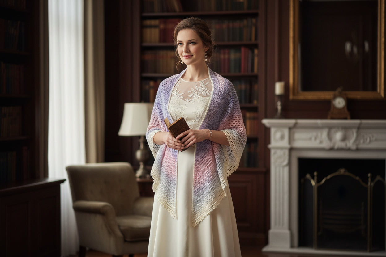 Crochet Gradient Shawl