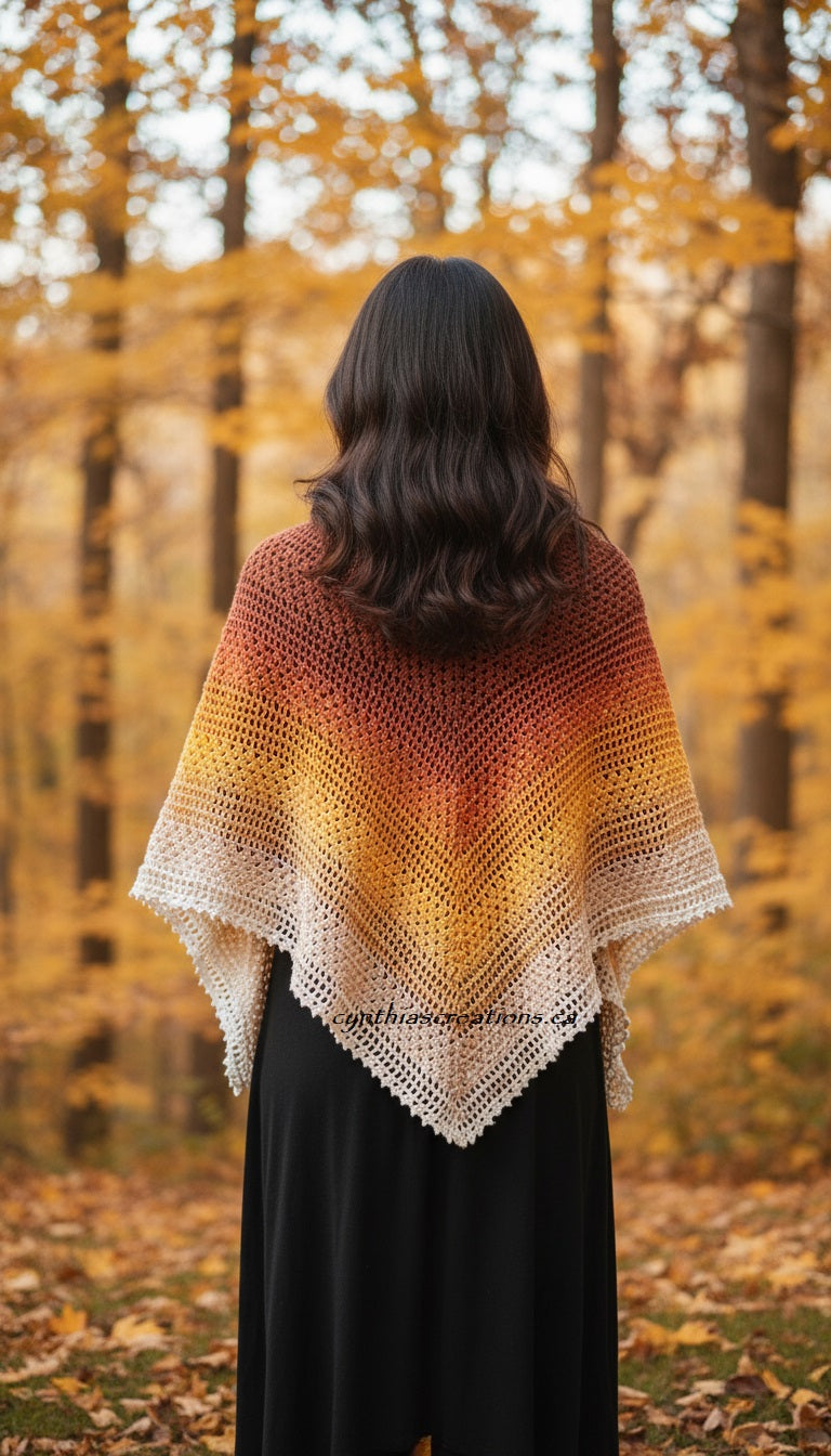 Crochet Gradient Shawls