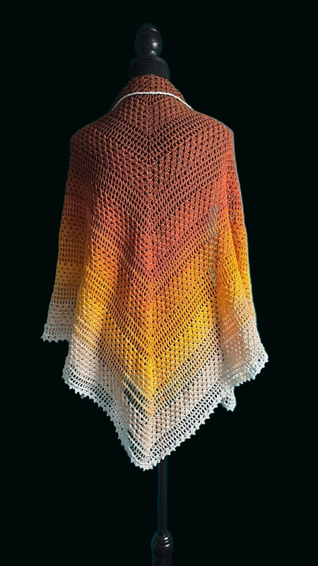 Crochet Gradient Shawl
