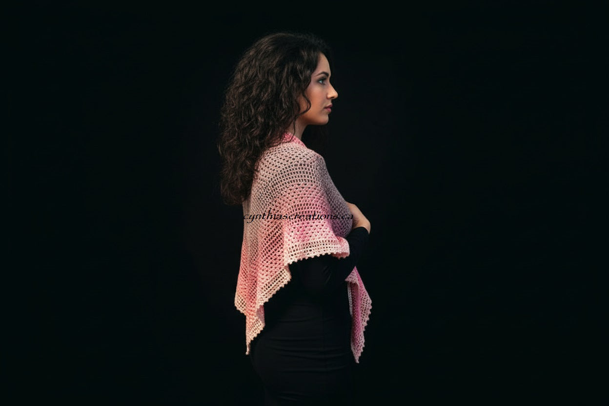 Crochet Gradient Shawls