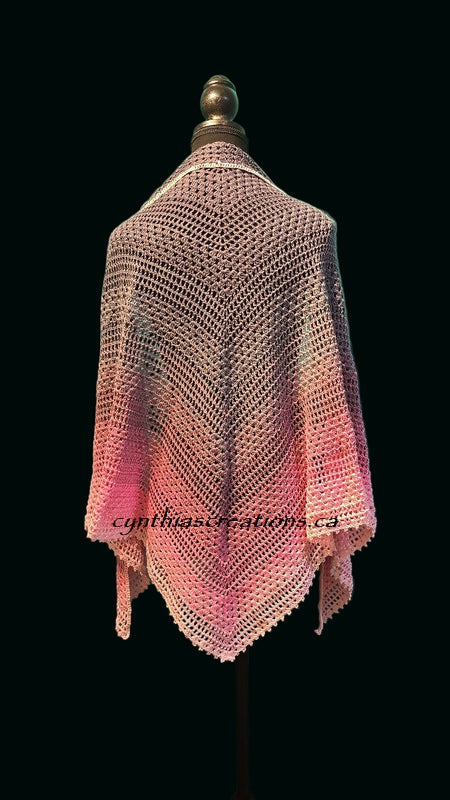Crochet Gradient Shawls
