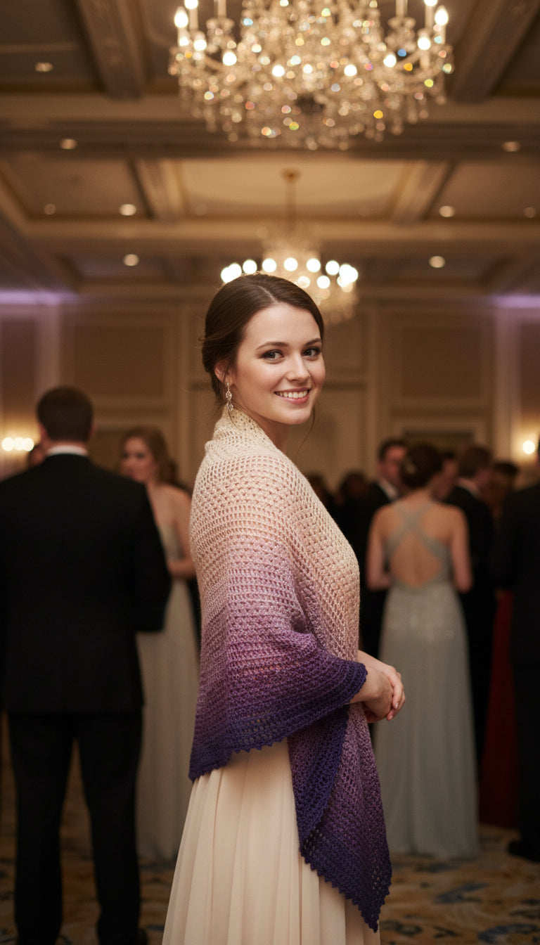 Crochet Gradient Shawl