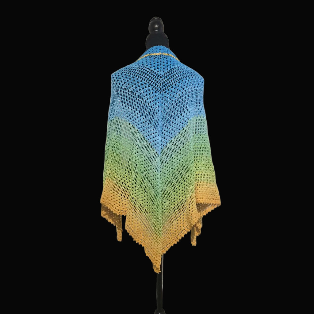 Crochet Gradient Shawls