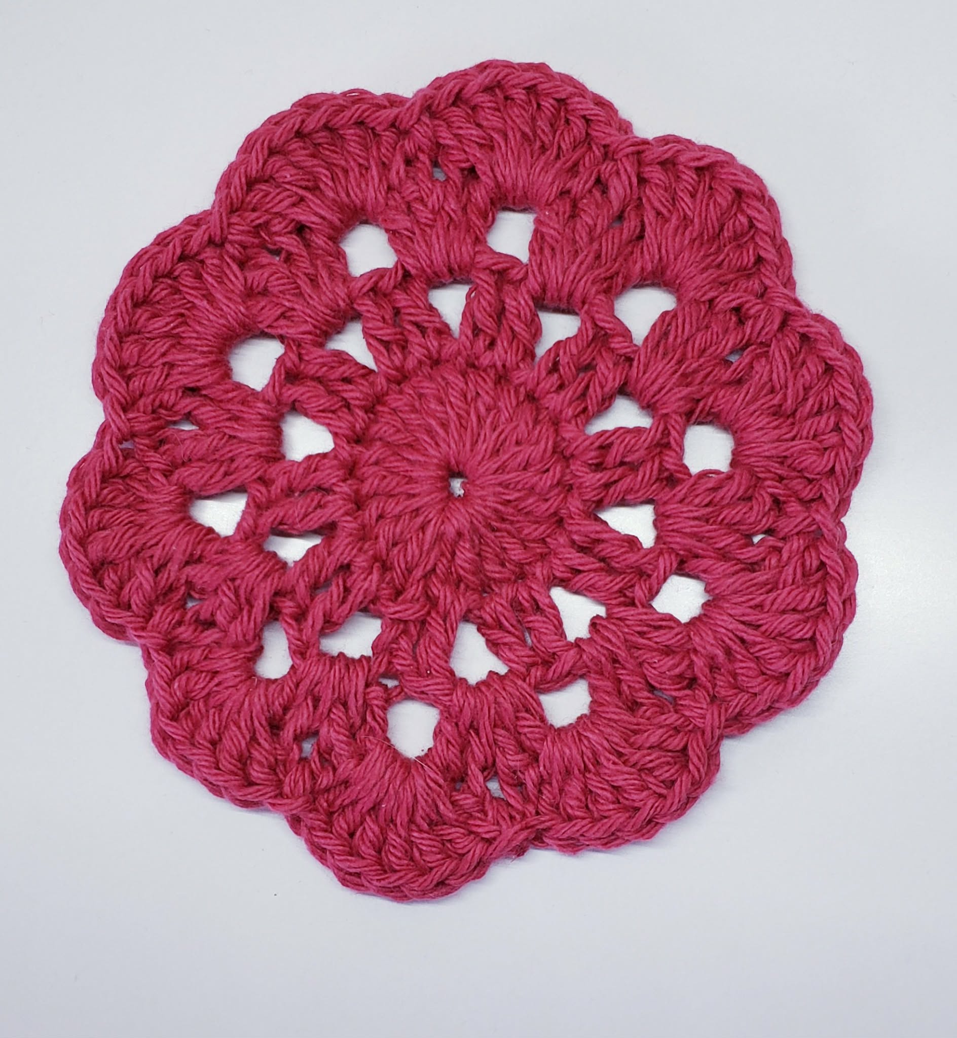Crochet Flower Coasters