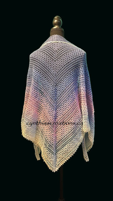 Crochet Gradient Shawls