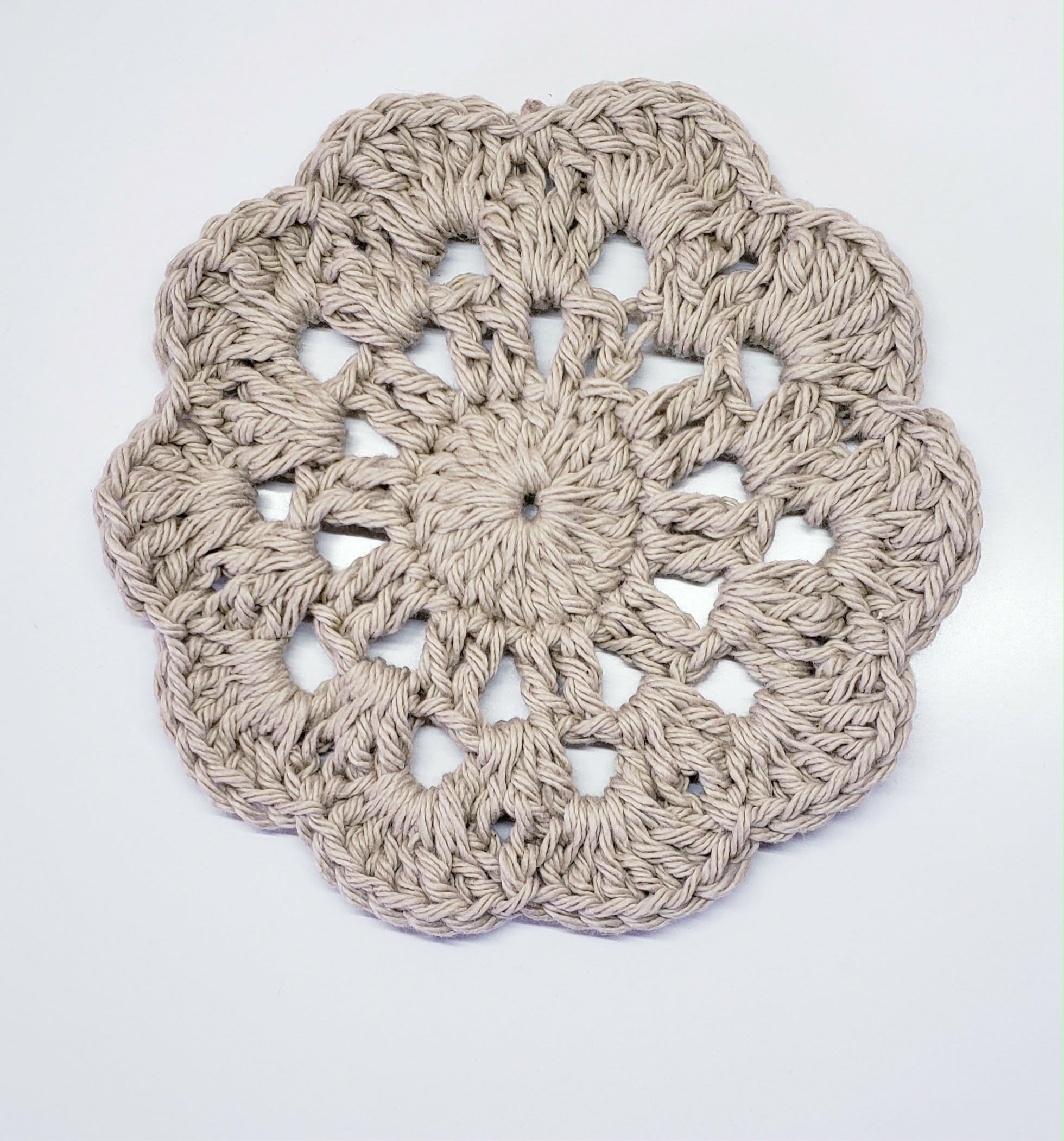 Crochet Flower Coasters