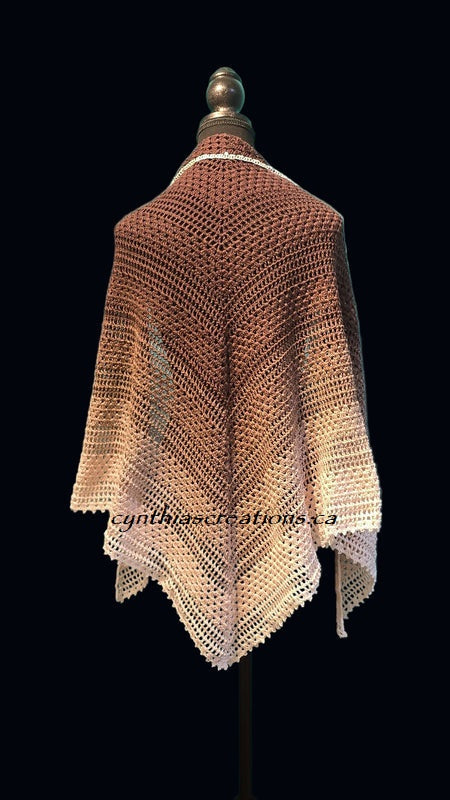 Crochet Gradient Shawls