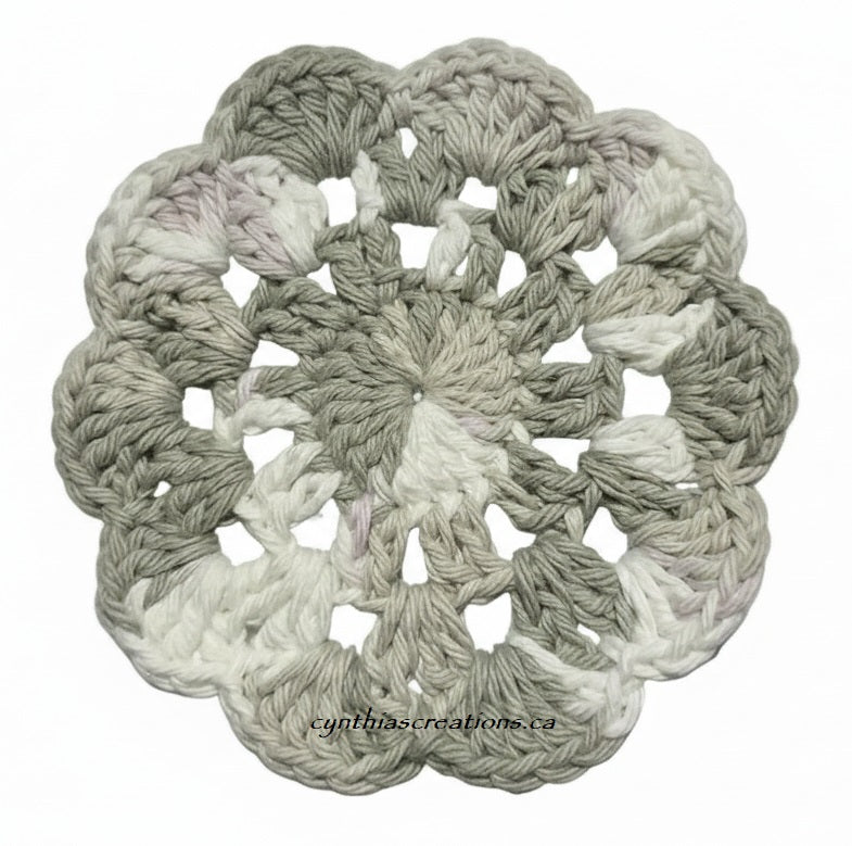 Crochet Flower Coasters