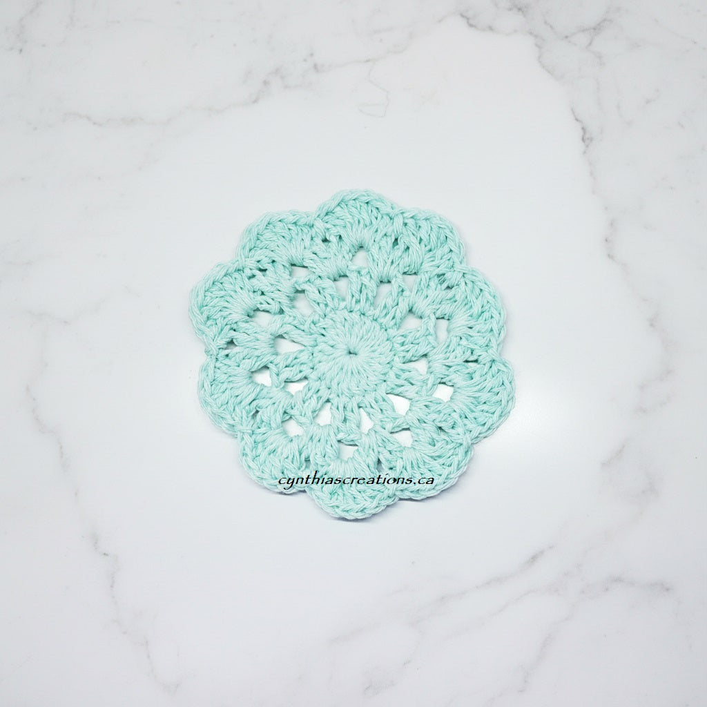 Crochet Flower Coasters