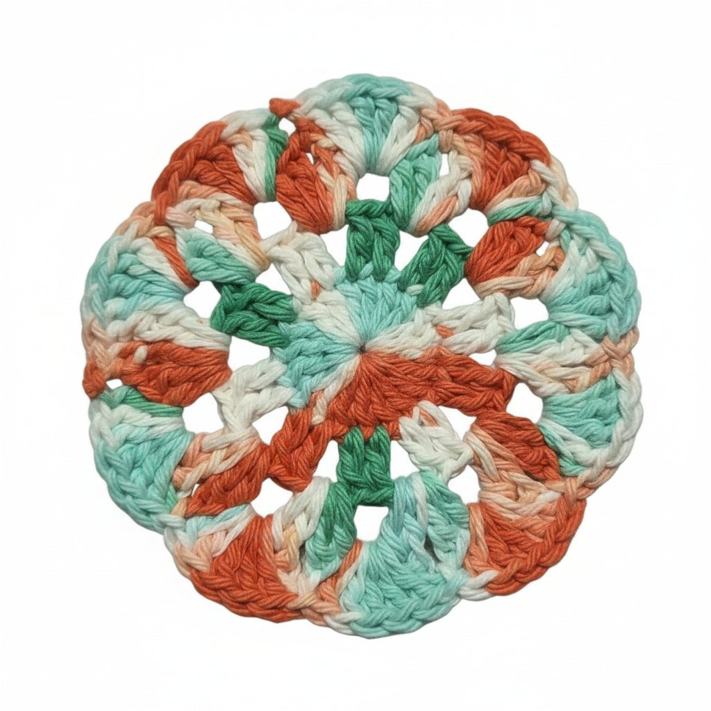 Crochet Flower Coasters