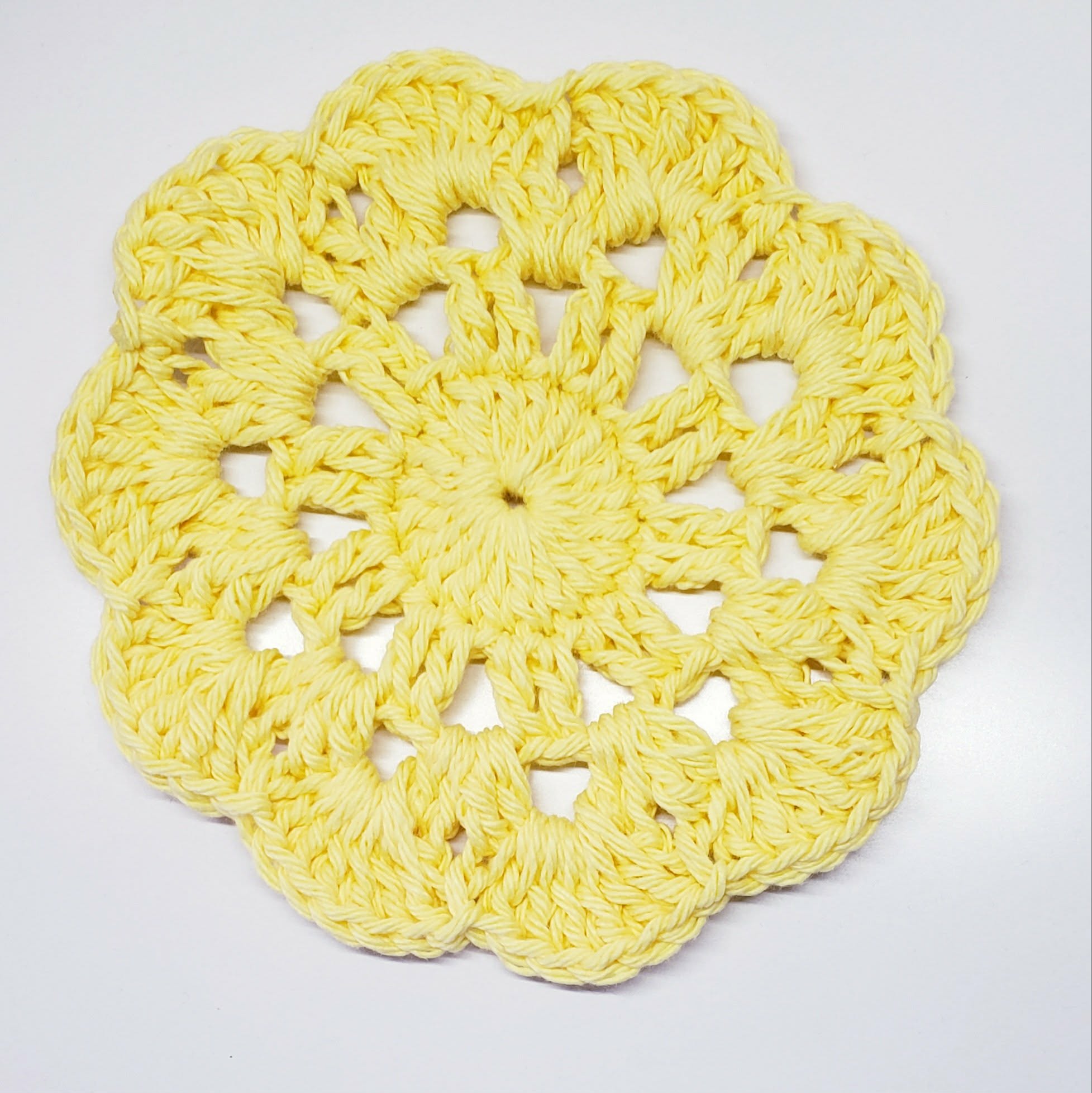 Crochet Flower Coasters