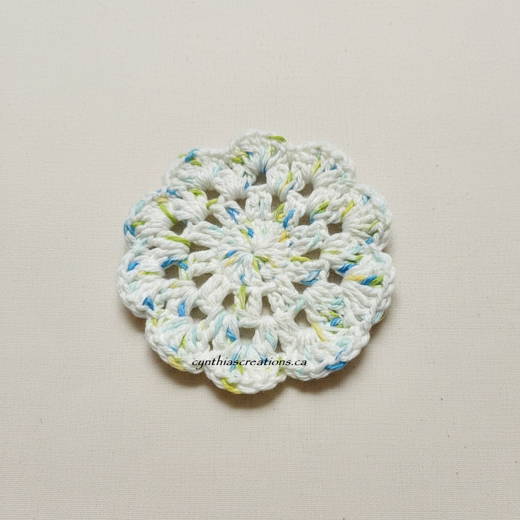 Crochet Flower Coasters