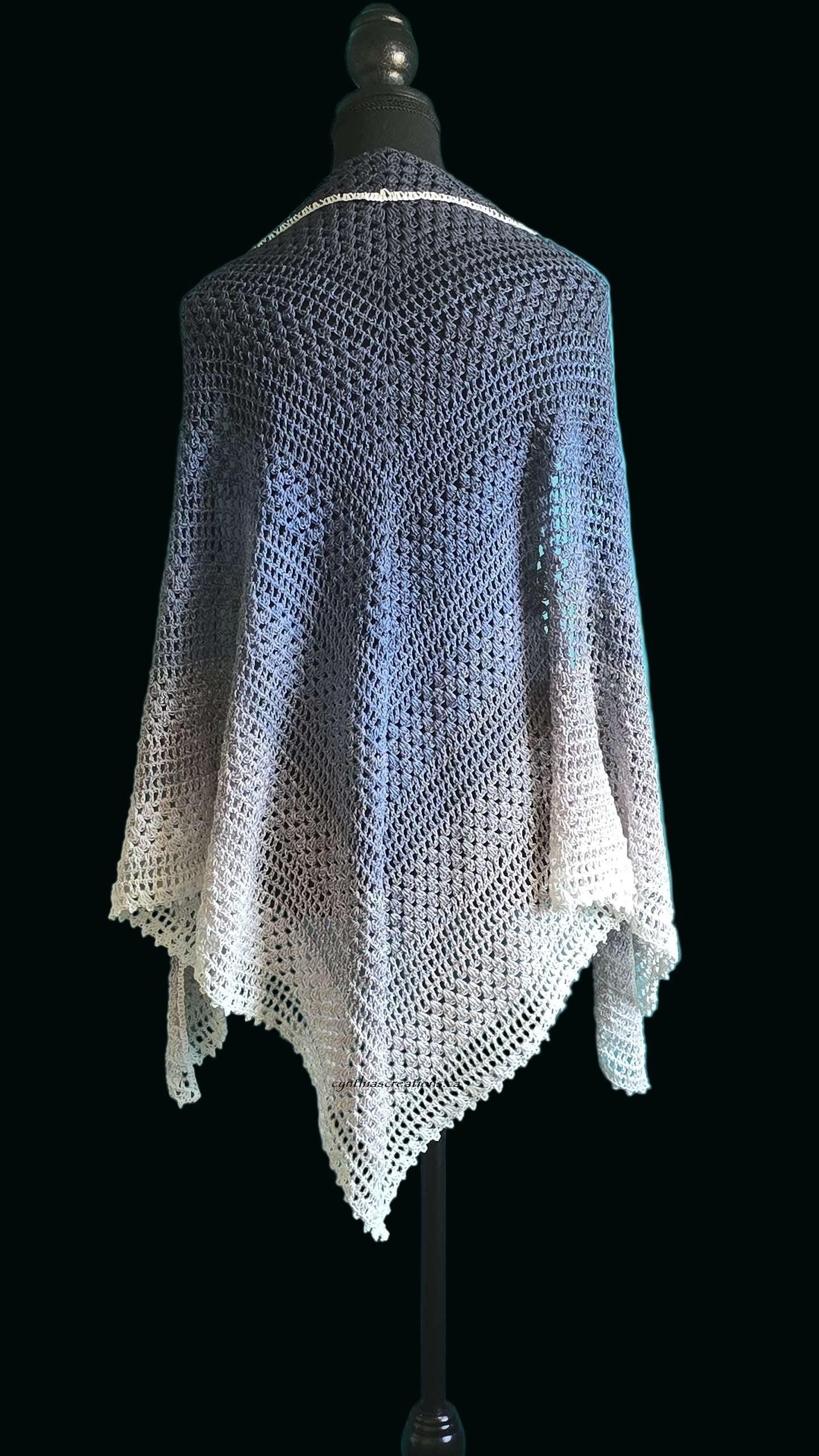 Crochet Gradient Shawls