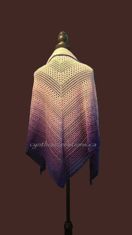 Crochet Gradient Shawls